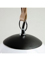 MEIRO table lamp with metal frame and acrylic sphere