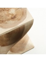 SLALOM stool or coffee table in solid wood