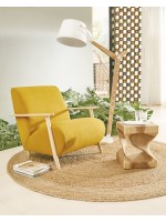 LAMBER stool or coffee table in solid wood