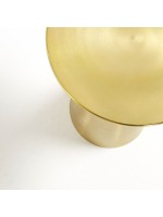 BOLT small table h 50 cm in gold metal