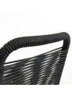 GENIUS color choice in rope and metal design chair for home garden terrace furniture