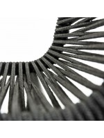 GENIUS choix de couleurs en corde et chaise design en métal pour meubles de terrasse de jardin