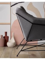 BRILA Wahl der Farbe in Stoff Sofa 2-Sitzer trendiges Design