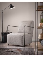 ZANTE Elegante en tela de sillón de diseño moderno