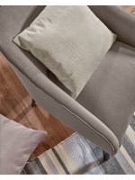ARIA choix de couleurs en deux tailles coussin carré amovible en velours côtelé