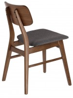 KERL silla de madera maciza de nogal o roble claro