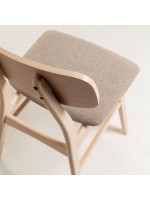 KERL chaise design en bois massif noyer ou chêne clair