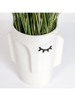 ZOE petit vase décoratif en céramique blanche
