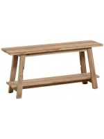 FREDDY solid teak wood bench for outdoor and indoor