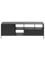 LAMA industrial design black metal TV cabinet