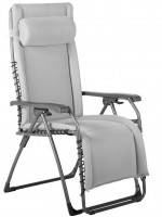 LISA A en aluminium et choix de couleur en texfil fauteuil de relaxation inclinable transat extérieur pliant maison ou contrat