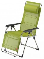 MIRA A in alluminio e scelta colore in texfil poltrona relax basculante sdraio pieghevole da esterno casa o contract