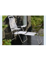 DREAM A en aluminio y cuerda de plástico elección de color tumbona tumbona sillón de exterior para uso doméstico o por contrato