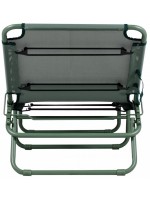 CASTLE B en acier peint et couleur au choix sur chaise longue pliante texfil pour usage domestique ou contractuel