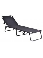 CASTLE B in painted steel and color choice in texfil folding sun lounger for home or contract use