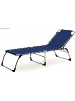 ELISA in aluminum and color choice in texfil folding sun lounger for home or contract use