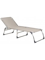 ELISA in aluminum and color choice in texfil folding sun lounger for home or contract use