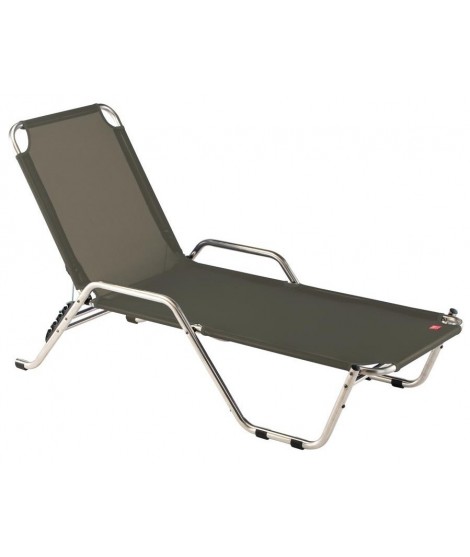 SPRING design sunbed in aluminum and choice of color in texfil stackable for home or contract