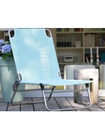 SOFY baby sunbed in aluminum and choice of color in texfil stackable for home or contract