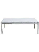 FILOS choix de couleur en aluminium 160x90 extensible 220 cm table design d'extérieur