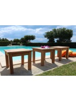 CORTESY 50x50 teak table for outdoor and indoor use