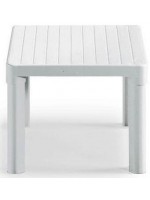 TIP table basse en resin 47x47 coloris au choix pour terrasses jardin extérieur piscines chalet