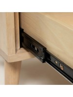 ARPEGGIO en bois naturel 50x45 table de chevet design nordique moderne