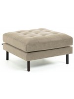 ACCENT in velvet color choice ottoman footrest with capitonnè seat