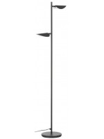 LESMO lampadaire en métal noir