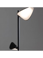 LESMO black metal floor lamp