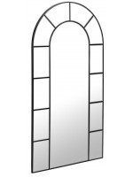 EYRE window mirror with black metal frame