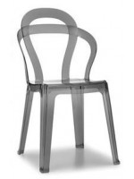 TITI Farbwahl Stuhl aus Polycarbonat für moderne oder klassische Möbel