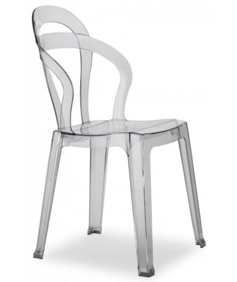 TITI scelta colore in policarbonato sedia per arredamento moderno o classico interno o esterno