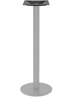 GOTLAND Alta base 110 cm de hierro fundido blanco o gris para la mesa para heladerías restaurantes locales bares