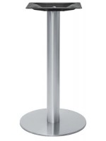 BOSCOLO Satin stainless steel base in 3 measurements for table top for local ice cream parlors