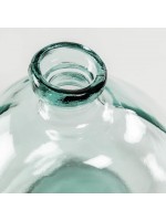 BRENNA vase en verre transparent