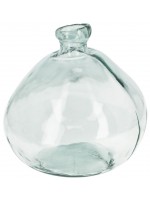 BRENNA transparent glass vase