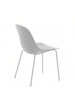 Set of 4 chairs in white 1222