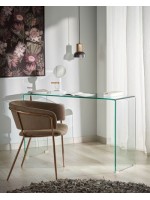 BURANO 125 console in transparent tempered glass