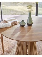 DAVIS tavolo di design in legno di teak arredo casa interno o esterno