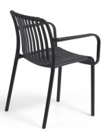 CARIOCA Color Choice Stuhl mit Armlehnen aus Polypropylen für Gartenterrassen Restaurants stapelbar