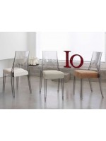 GLENDA diseño de muebles de la barra de la cocina de la sala de estar del hogar de la silla del color del policarbonato