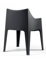 COCCOLONA technopolymer armchair color choice and fireproof technopolymer linen color for garden bar