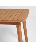 ALPES table 183x100 extendable 240 cm in solid acacia wood for outdoor or indoor