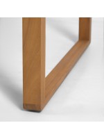 BRICCET Table fixe 190x90 cm en bois d'acacia massif pour extérieur ou intérieur
