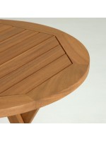 ROGER set table pliante et 2 chaises en bois d'acacia massif pour terrasses de jardin résidence hôtel chalet