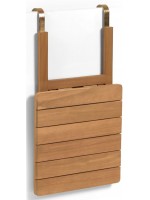 CANDY folding table to hang in solid acacia wood
