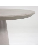NOTORIUS choice measures 90 or 120 cm in diameter concrete table for outdoor