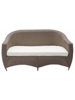 TEXAS im freien synthetische Wicker Sofa 3 Plätze 158 x 78 Garten und Terrassen