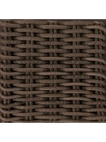 TEXAS im freien synthetische Wicker Sofa 3 Plätze 158 x 78 Garten und Terrassen